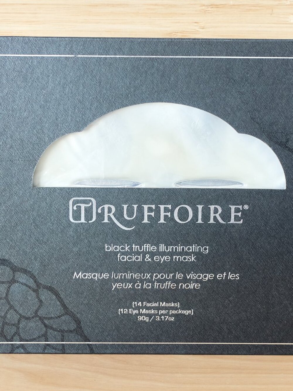 Truffoire Black Truffle Illuminating Facial & Eye Mask Set 14 Face 12 Eye Masks